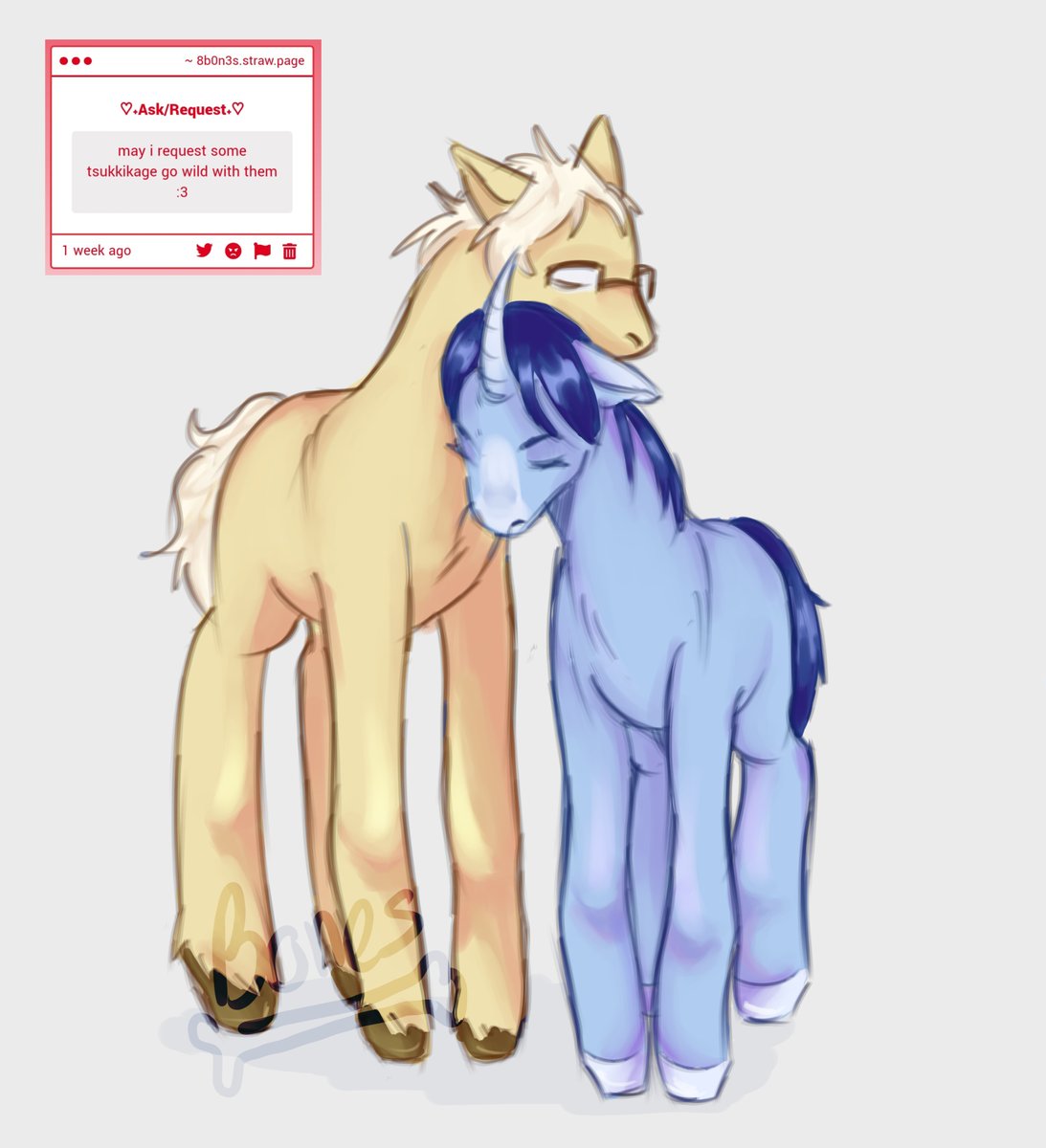 8B0n3s's tweet photo. pony tsukikage https://t.co/aNhrMrs2VU