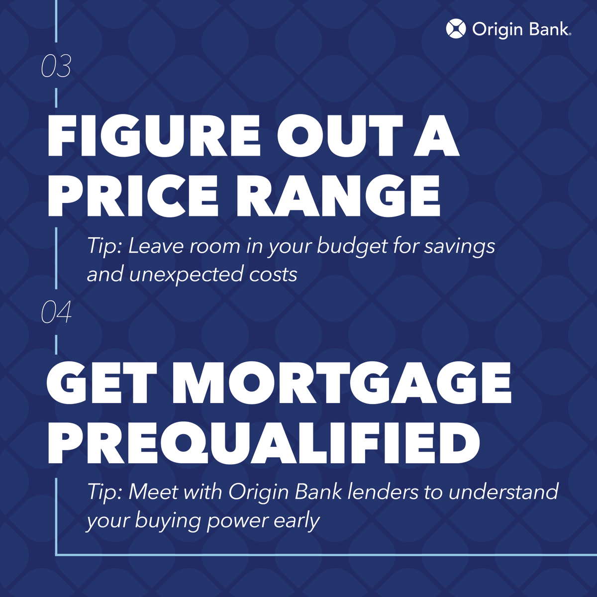 OriginBank's tweet photo. 🏠 June is National Homeownership Month, and if homeownership is on your mind, this is your sign to start preparing.

Saving, budgeting and understanding your credit can help make the process easier. Check out our tips ⤵️
https://t.co/w6PAorQO4q https://t.co/6yMmCVrMKU