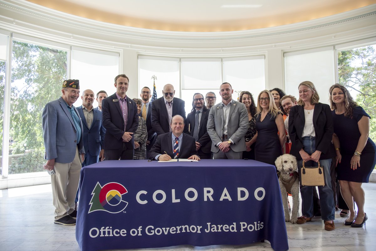 GovofCO's tweet photo. Colorado is a national leader on breaking down barriers to ibogaine access and research, and our new law provides an opportunity to explore the possibilities ibogaine presents. Colorado is positioned to do important clinical research in partnership with federal agencies through a number of pilot sites to be authorized by the Behavioral Health Administration.