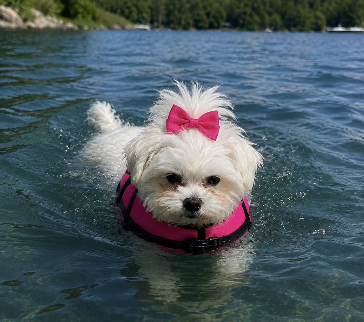 TarHeelBruin's tweet photo. Nice day to learn to swim 🏊‍♀️👙
#MiniPearl https://t.co/w8Aq3Dyrc3