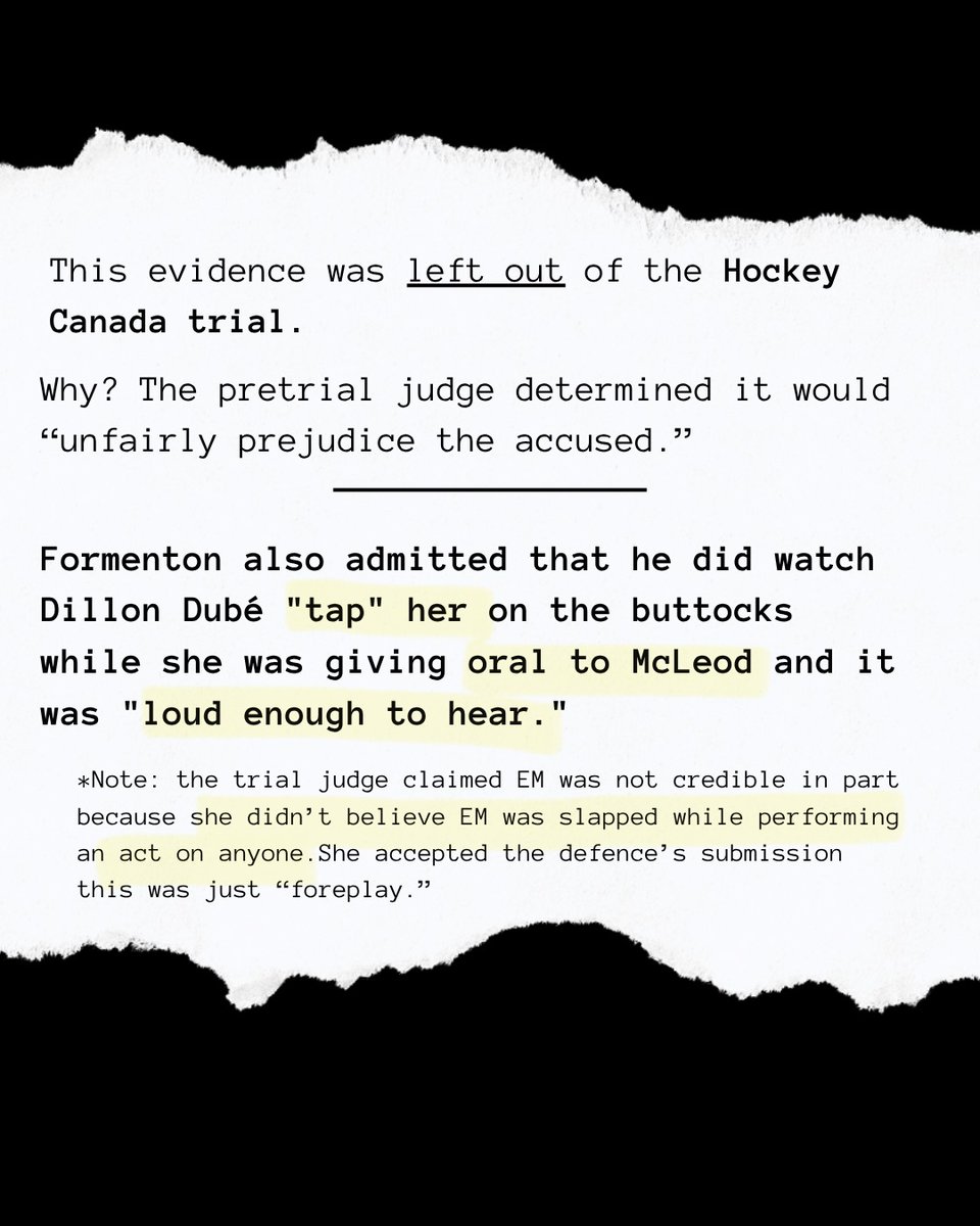 panopticon1111's tweet photo. This was some of the evidence left out of the Hockey Canada trial which would have corroborated some of EM’s testimony. Certainly more credible and reliable than Justice Carroccia thought, isn’t she?

Post 1/2 https://t.co/Na3SxFMjkA