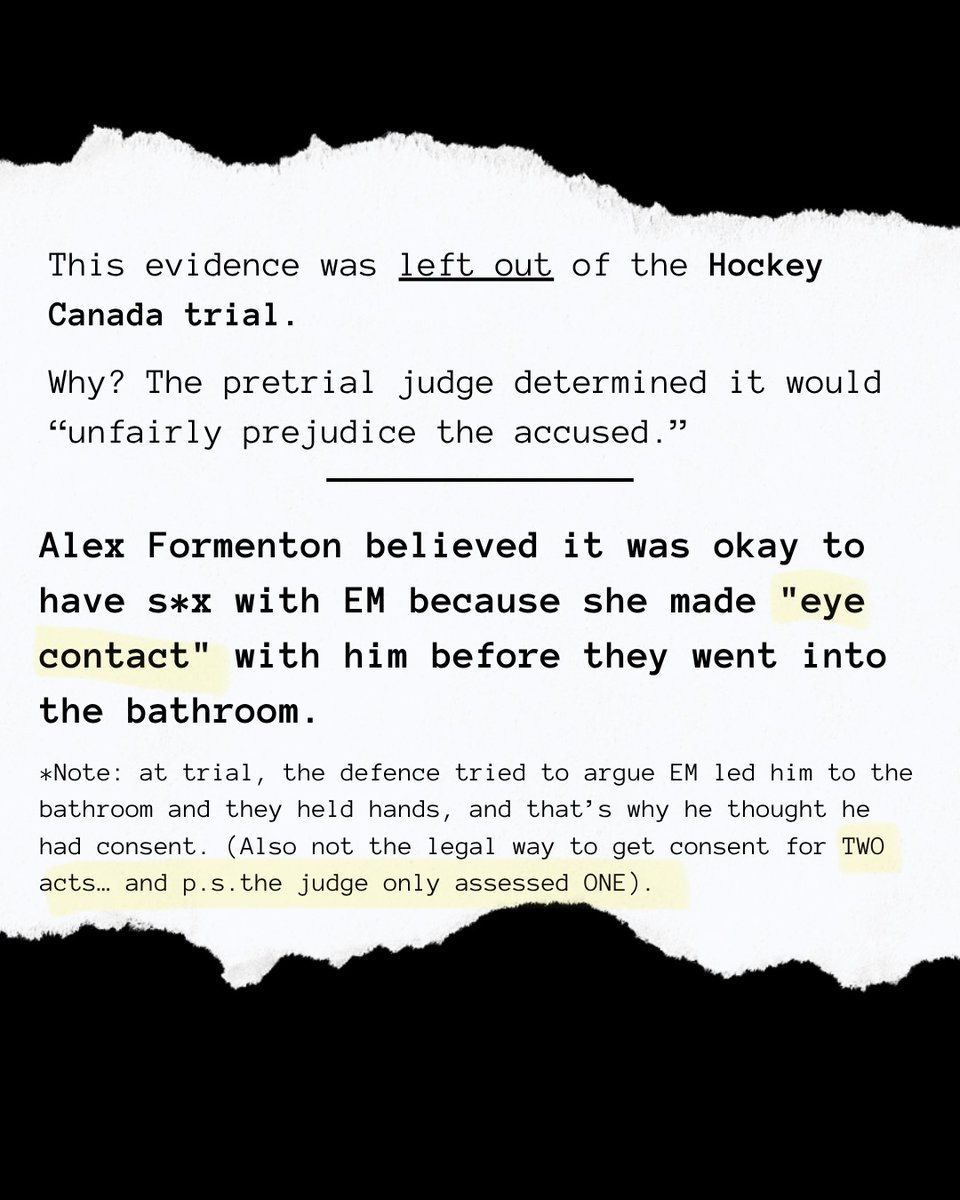 panopticon1111's tweet photo. This was some of the evidence left out of the Hockey Canada trial which would have corroborated some of EM’s testimony. Certainly more credible and reliable than Justice Carroccia thought, isn’t she?

Post 1/2 https://t.co/Na3SxFMjkA