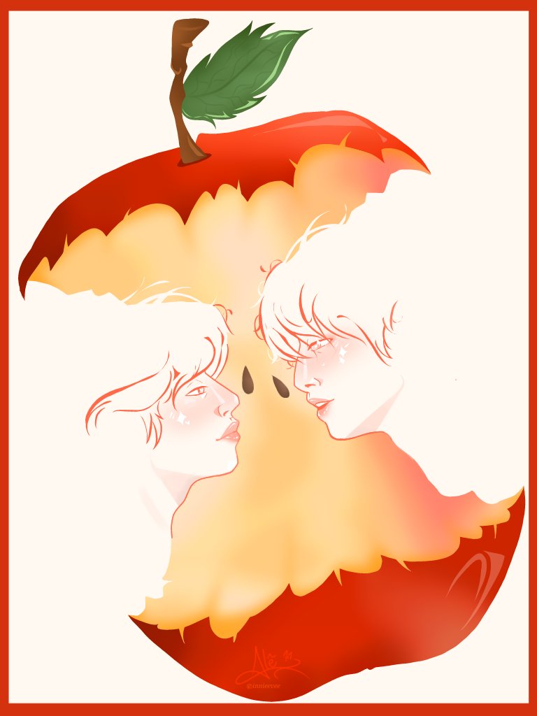 innieevee's tweet photo. Apple 🍎 ⑅𝆬 ⋆ #Seungin
#repost #fanart ♡. https://t.co/EgMNn0CMkW