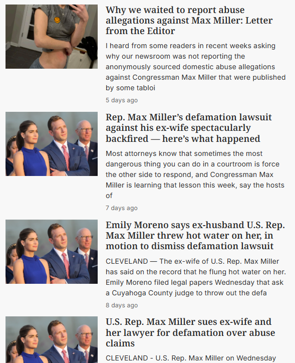 Alsadius's tweet photo. @ByronLWalden @asymmetricinfo Because nobody cares about this guy. 

Is his local media covering it, at least? Seems like he's in the Cleveland suburbs, and here's what I see searching https://t.co/x0JMyTX5gp (the first Google hit I got for a local news source there). So coverage, but not wall-to-wall. https://t.co/cKeeLHiFvQ
