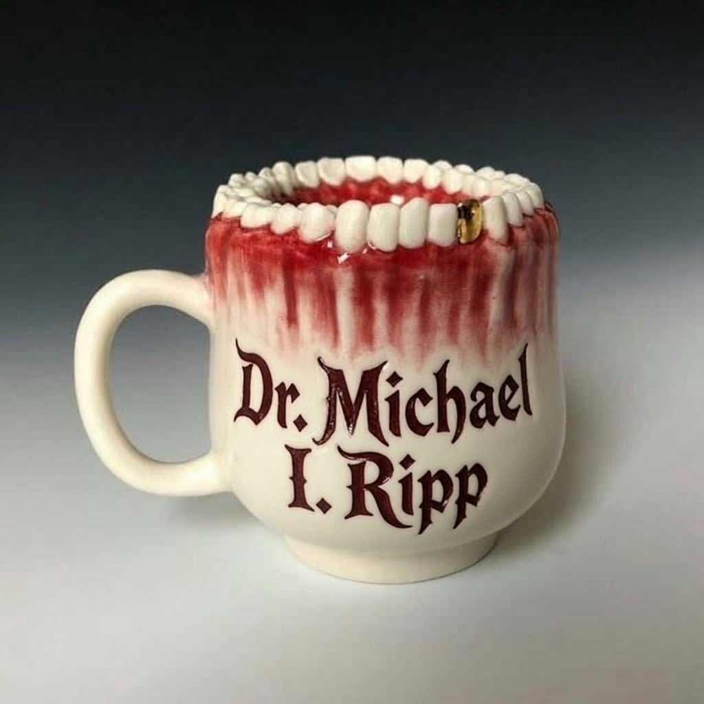 fwaaa1's tweet photo. @aintn0 I would offer that as schwag if I were a dentist. 
CSB: The name on this version of the cup is an actual dentist in my area. https://t.co/lFNSCJoIHz