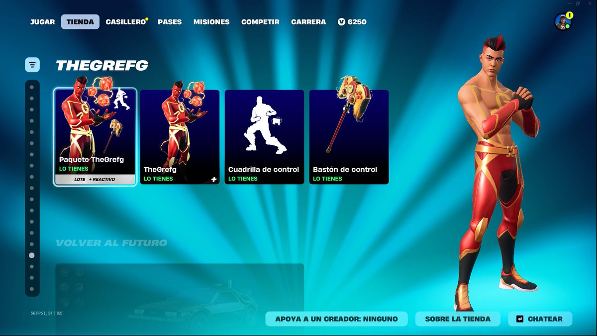 UpdatesGrefg's tweet photo. 📢 La skin de Cristiano Ronaldo ha vuelto a la tienda de Fortnite! (o según Fortnite, la de @TheGrefg)

Recuerden usar el Codigo "TheGrefg" si la compran! https://t.co/tDxro7CVNm