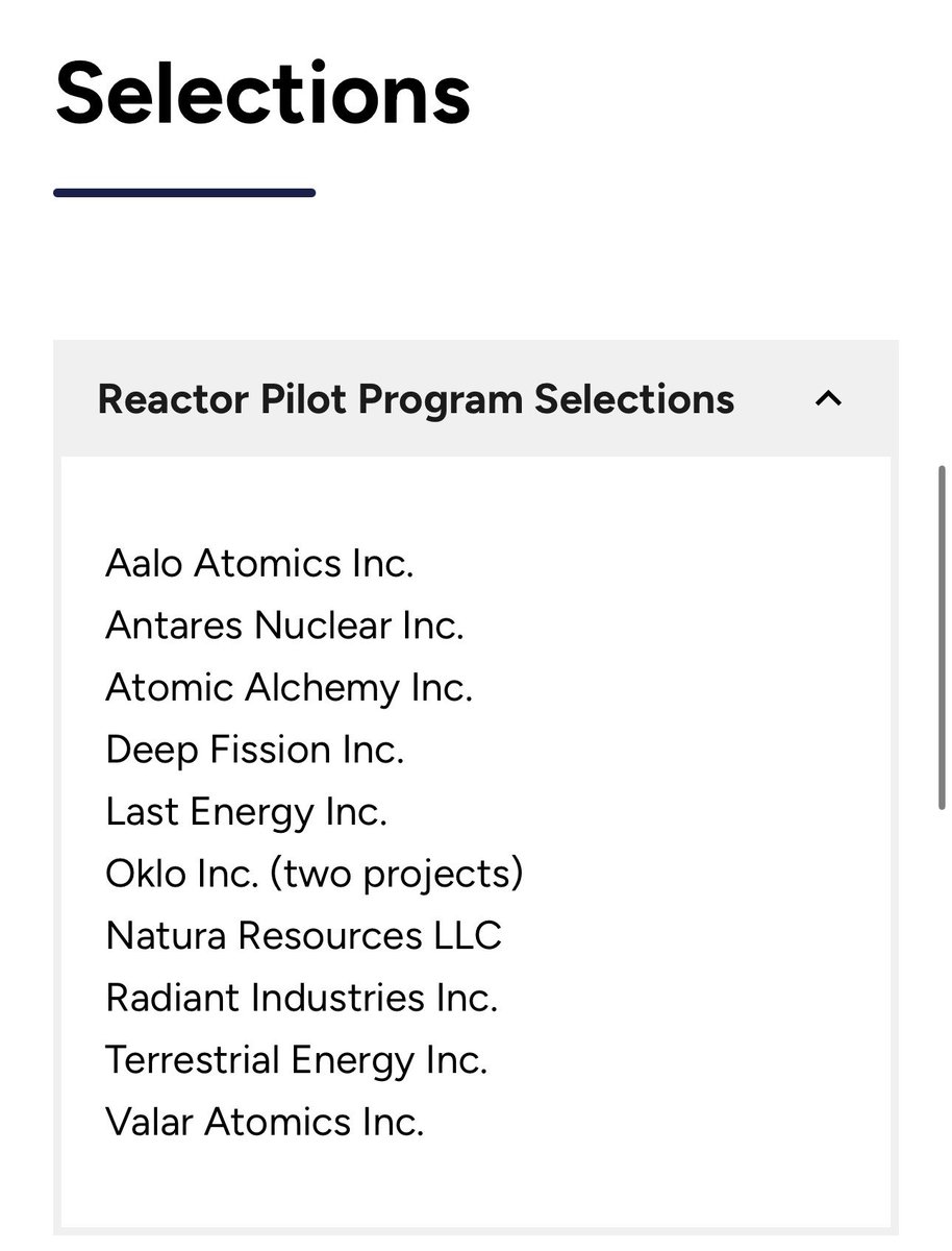 TheRonnieVShow's tweet photo. The U.S. Government is literally telling you to buy Nuclear.

President Trump’s Reactor Pilot Program was launched to accelerate America’s nuclear future.

The government is trying to solve the problem AI creates:

POWER.

Watch:
$NNE Nano Nuclear Energy
$OKLO Oklo Inc.
$SMR NuScale Power
$IMSR Terrestrial Energy
$CCJ Cameco
$LEU Centrus Energy

Are you ready for the nuclear wave? ☢️