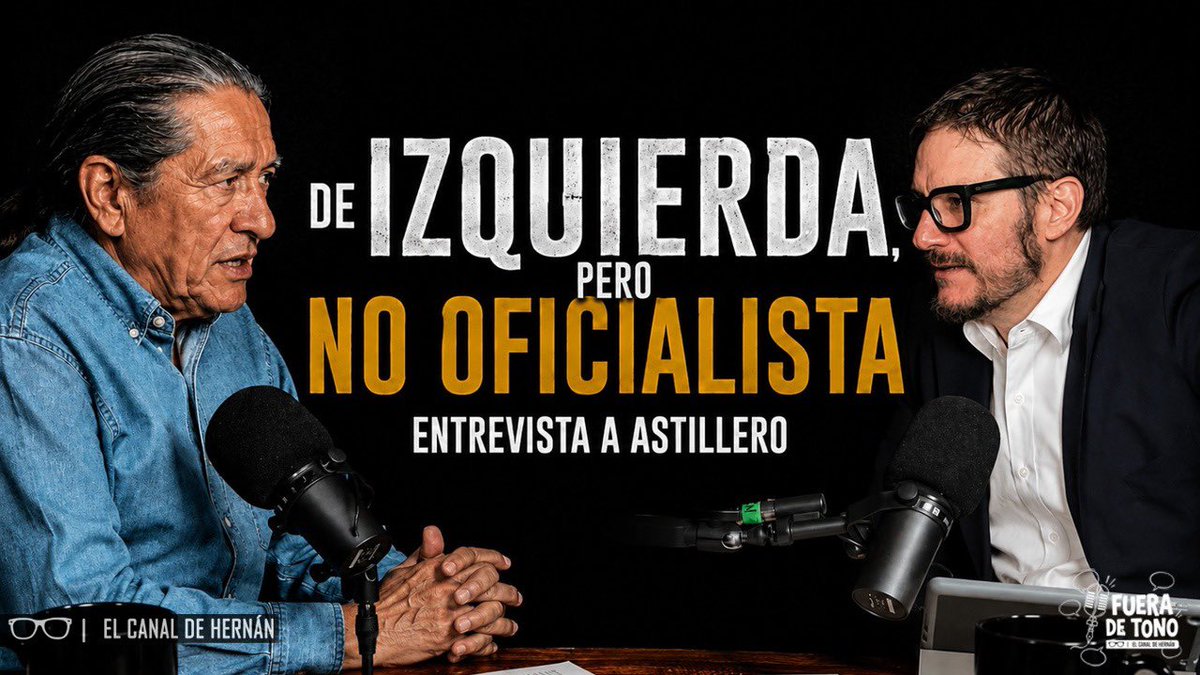 HernanGomezB's tweet photo. Del activismo estudiantil al periodismo: @julioastillero habla de su trayectoria, las críticas a la 4T, los medios públicos y una pregunta clave para entender la política actual: ¿ser oficialista es lo mismo que ser de izquierda?
Episodio completo de #FueradeTono: https://t.co/Dh4epYstUQ

Spotify: https://t.co/SycyL1g1AM