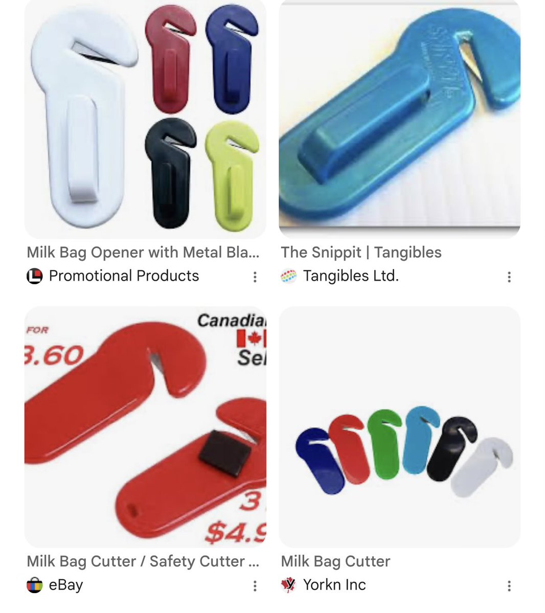 One_big_drop's tweet photo. @Chels19845 @Darth_Pingu 🤦🏽‍♂️ it’s a knife for opening milk bags. It looks like a letter opener. Possibly with a magnet on the back so you can stick it on the fridge for easy access https://t.co/CknhAxdMSn