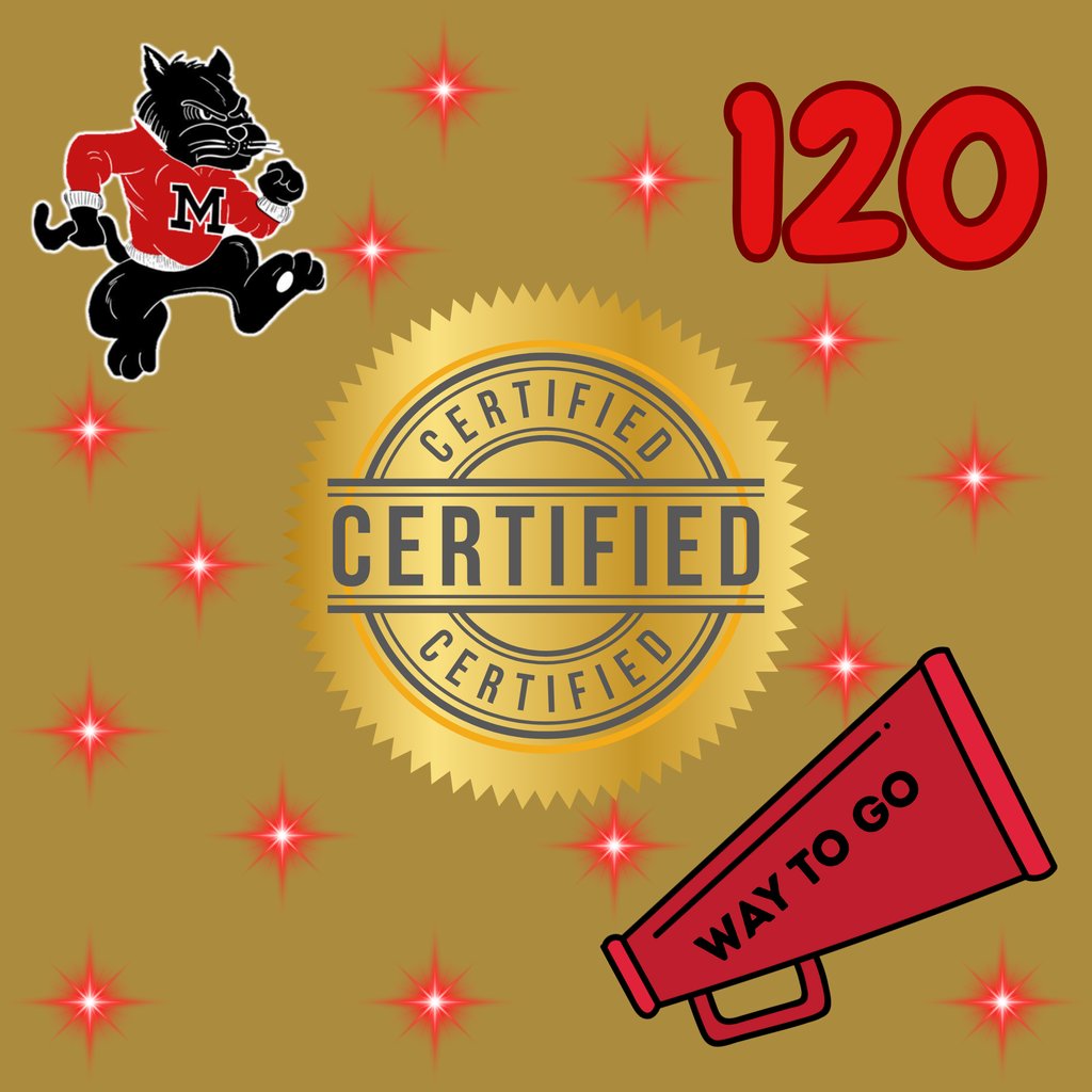 MexiaHigh76667's tweet photo. Ready for the future: 120 industry certifications were earned by Mexia High School students this year! 🎓🔥 This is what career readiness looks like—skills, confidence, and opportunity!

#theblackcatway 
#changinglives
#CTERocks #CareerReady #StudentSuccess #ProudSchoolCommunity https://t.co/v62Zq99JFP