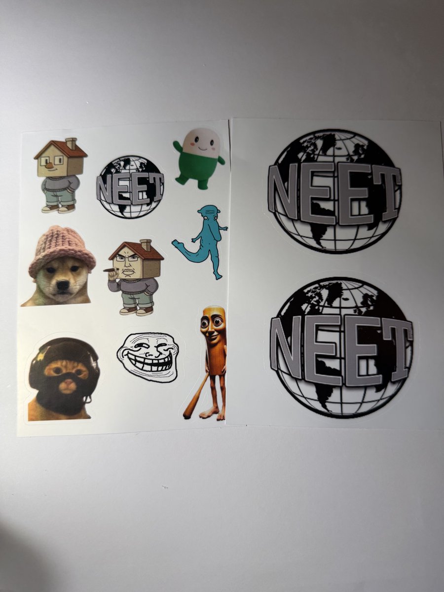 TrustMeBro420x's tweet photo. Who would be interested in some memecoin sticker packs https://t.co/bs9CdOYU8Q