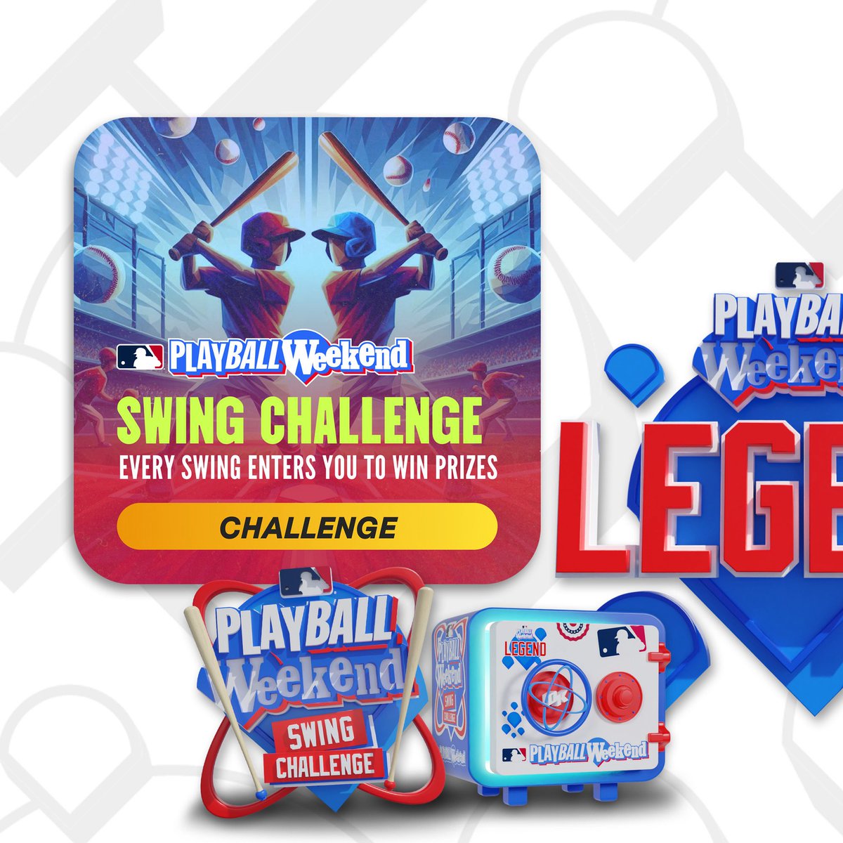 DiamondKinetics's tweet photo. Every swing counts 👀

Step into the box this PLAY BALL Weekend in the PLAY BALL Weekend Swing Challenge, PLAY BALL June Home Run Challenge, PLAY BALL June Swing Challenge, and more! Compete for your spot on the live leaderboards and swing your way to exclusive prizes!

DOWNLOAD AND PLAY: https://t.co/X9rmmjaujD