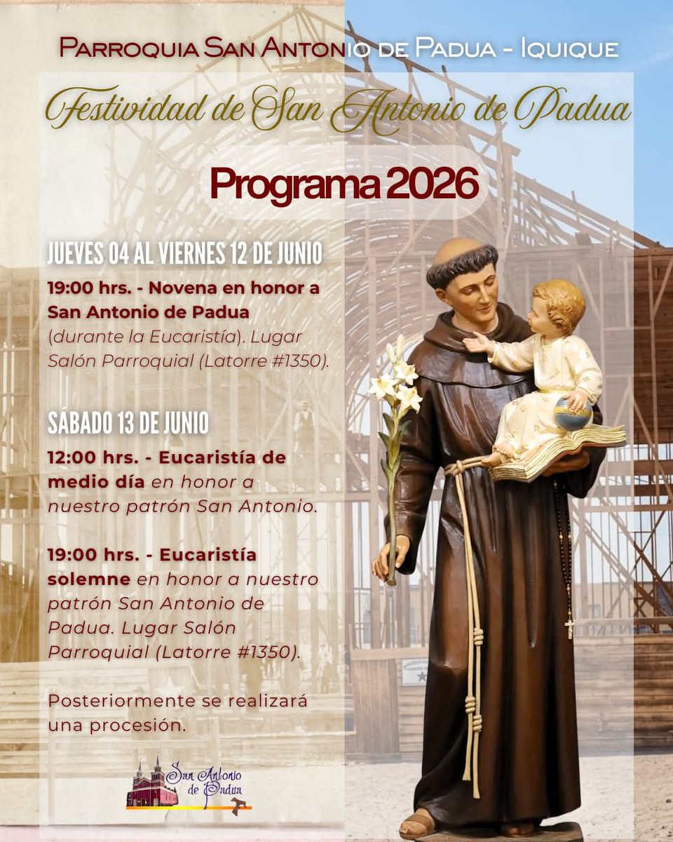 lauravero2's tweet photo. #iquique #sanantoniodepadua #13dejunio https://t.co/vkkKwOBImR