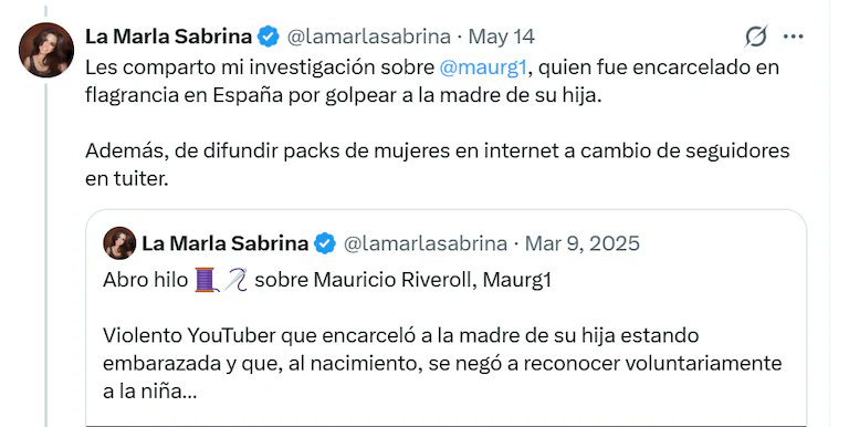 kaliinvenuss's tweet photo. Es realmente decepcionante y preocupante que una artista como Kenia Os apoye a este tipo de personas; MauRG1 un deudor alimentario y VI0LENTAD0R... Quien ahora también está siendo parte de una campaña de desprestigio en contra de DANNA, a quien llama colega y amiga.

Lamentable. https://t.co/8OicB5pgaT