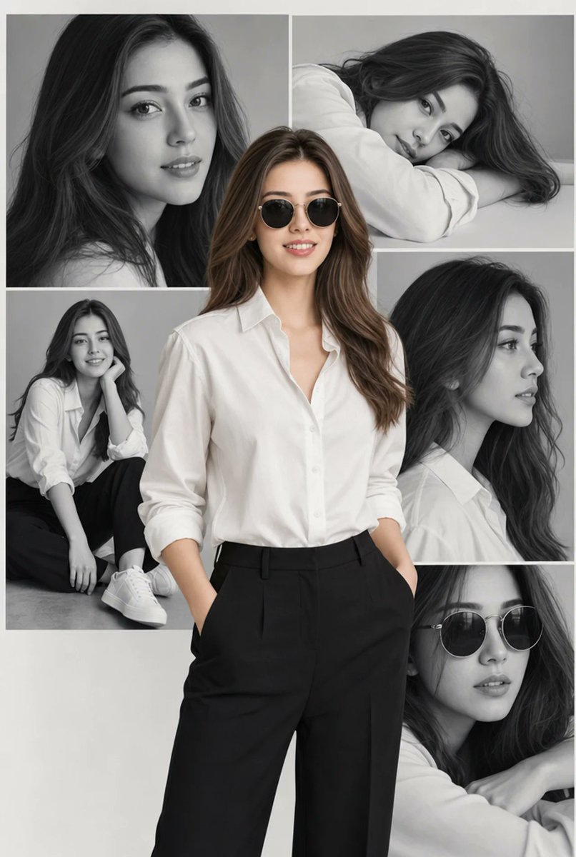 Editorial Portrait Collage