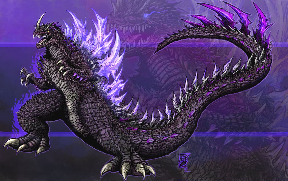 Gabe_TKE's tweet photo. Cipatctli, The New King!! Commission for @MissKaijuChaos . 
#art #Godzilla #illustration #drawingsㅤㅤ https://t.co/ONN9jaUUkO