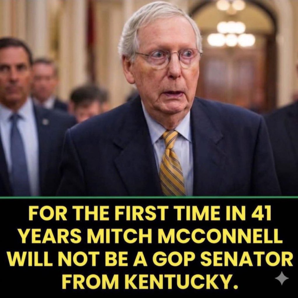 Pardony_Conway's tweet photo. 🇺🇸The era has ended. Kentucky can get back to its Bluegrass standards. Another RINO gone.🇺🇸 https://t.co/o5cmznf2tz