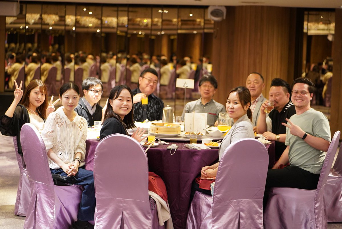 TKWOJapan's tweet photo. 昨日のホテル到着後は、桃園市の皆様による盛大な歓迎会を開いていただきました！
本日はいよいよ本番です✨
#TKWO https://t.co/hZs6nDAlG5