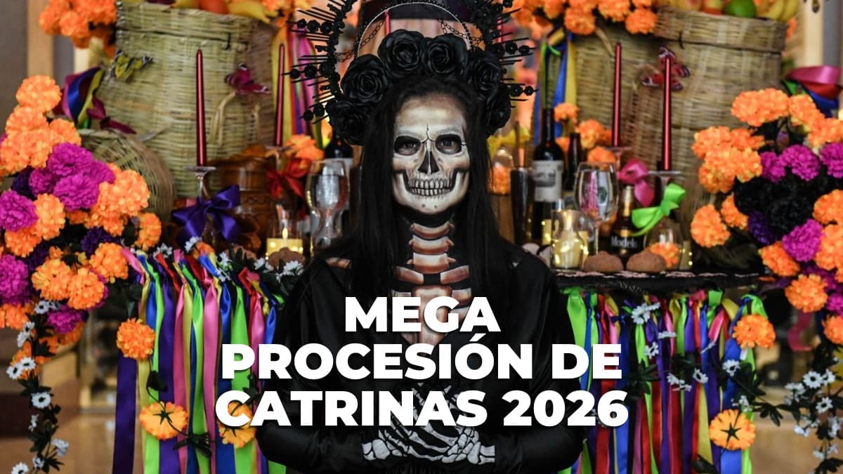 ChilangoCom's tweet photo. Ya puedes registrarte para participar en la Mega Procesión de las Catrinas 2026 en la CDMX, descubre cuándo será y cómo unirte a esta gran celebración. 💀🌼 https://t.co/21srbs6AIC https://t.co/MBy25zKr3L