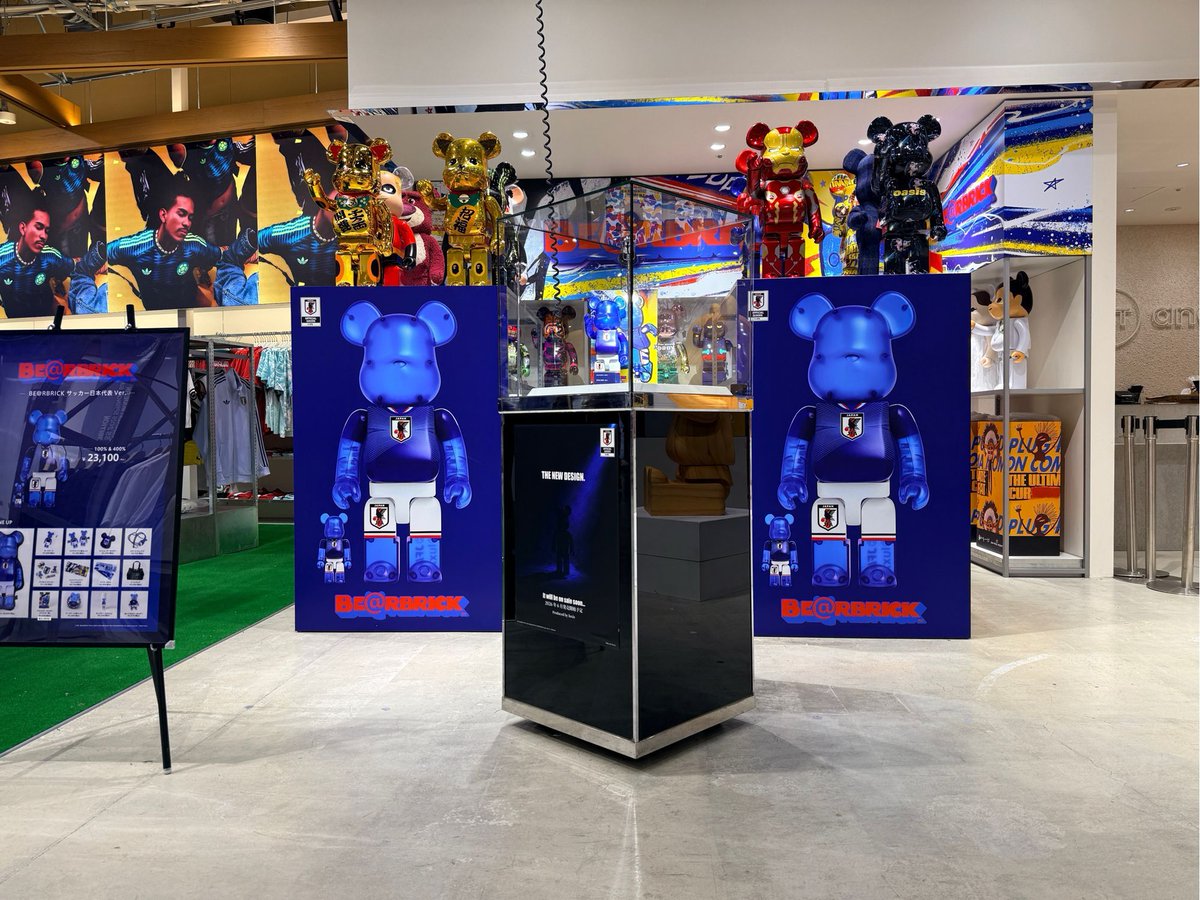 MEDICOM_TOY's tweet photo. BE@RBRICK サッカー日本代表Ver. ポップアップストア開催！
 https://t.co/SJcHavUscx https://t.co/khLKzVwa56