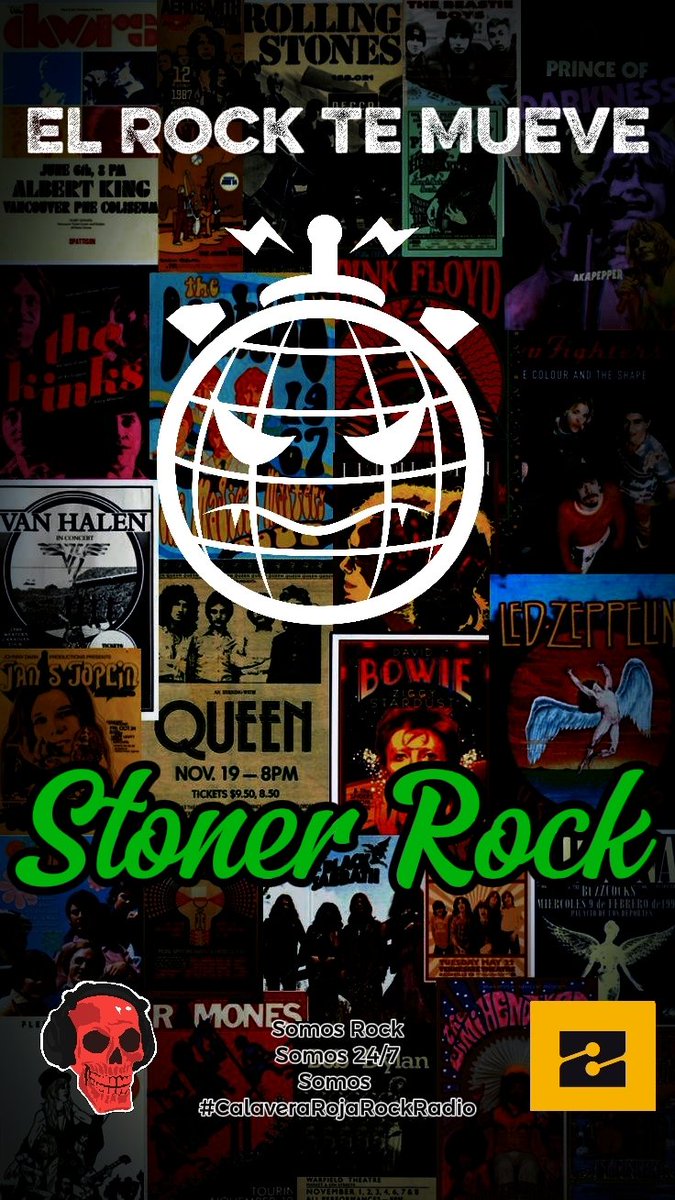 ANDRECORPIO's tweet photo. El Stoner Rock llega hoy a las 8 pm 🇨🇴 a #ElRockTeMueve los esperamos en #CalaveraRojaRockRadio
https://t.co/wpwiFe3RM5
@CalaveraRoja_ 
#rock
#stonerrock https://t.co/TQ4Q6RdoGN