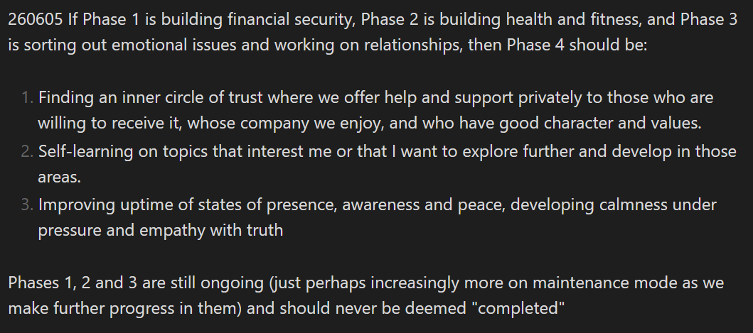 realpujing's tweet photo. i thought up a roadmap for life. note it is not *the* roadmap, and you must tweak your own roadmap in accordance with what aspects of your life are limiting you the most i.e. your own personal bottlenecks! https://t.co/miodKVSAzP