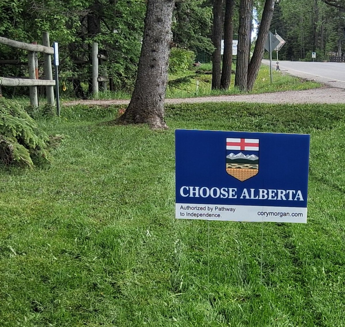 CoryBMorgan's tweet photo. Running a TPA doesn't have many privileges.

But I do get to put the first yard sign of the campaign in front of my place.

Thousands to go. 😀 https://t.co/jnoiNtiLbX