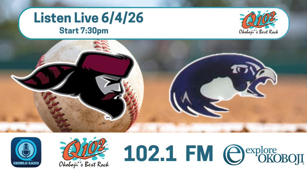 Q102Rocks's tweet photo. ⚾ We are set for baseball in Milford as @BojiActivities will host BH/RV. First pitch 7:30 PM on 102.1 FM and audio streaming at https://t.co/Povdo4h3jC https://t.co/wjFuM7Gh3A