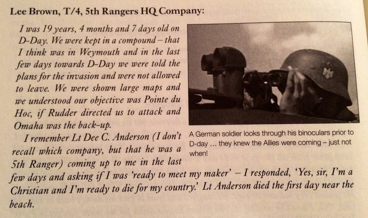 PLBJacket's tweet photo. @kershaw_alex @WWIIMemorial Here’s my dad who was a 19yr old T-4 with the 5th Ranger Battalion. They led the breakout at Omaha Beach. Here’s his story with quotes. He passed in 2016 just shy of 91… https://t.co/BPl7SWFiah