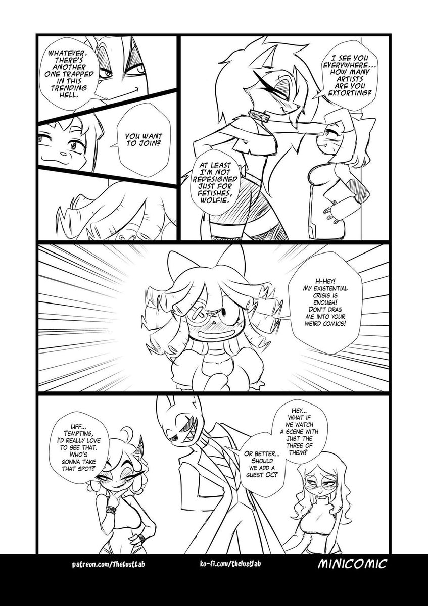 lustglitter's tweet photo. @sarahbearur It’s a minicomic, al thought i’m doing a manga :3 https://t.co/2CXoSrsKCJ