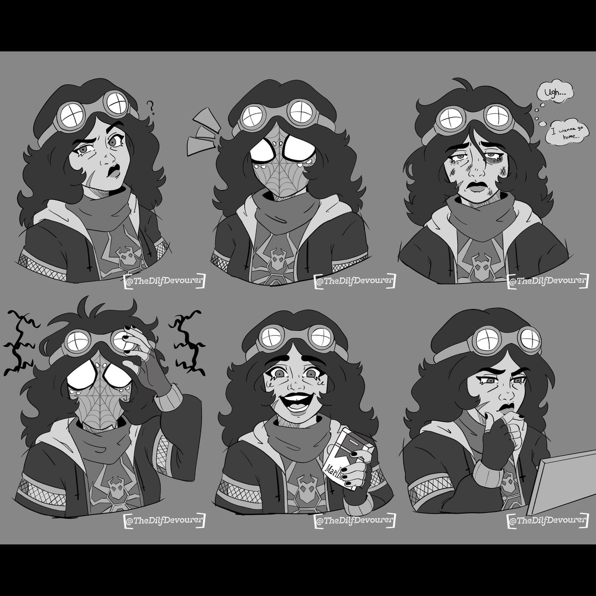 TheDilfDevourer's tweet photo. Marlboro. (Expression sheet inspired by @/AndalusiaLu)
#spidersona #ATSV https://t.co/odEa4XSdZi