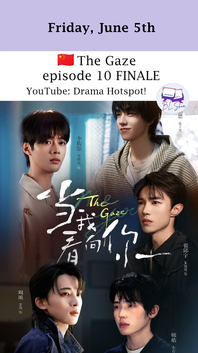 BlShia74220's tweet photo. New episodes airing on June 5, 2026!

📺#DoubleHelix
📺@_FakeFactLips_
📺#JourneyWithYou 
📺#TheGaze

#DoubleHelixEP9 #FakeFactLipsEP7  #JourneyWithYouEP6 #TheGazeEP10
#MejoyEnt #EastOneEnt @TheOneStudio001 #AstroMediaLtd 
@Gagaoolala @Viki @YouTube https://t.co/Da11yZ9fKX