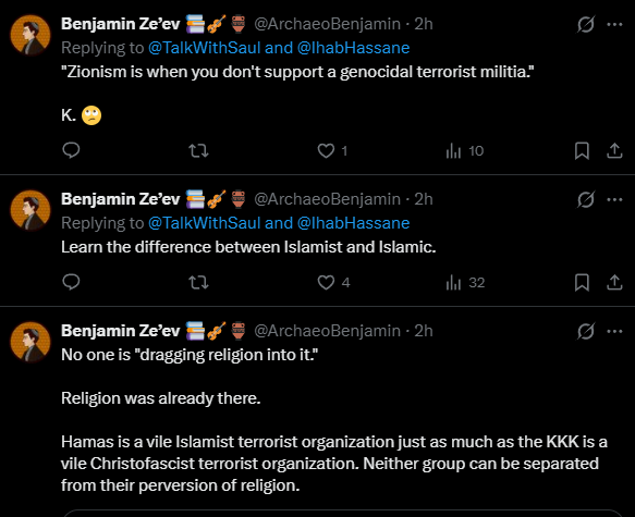 TalkWithSaul's tweet photo. @ArchaeoBenjamin hahaha look at you trying to white knight your buddy, pathetic. ofc EVERYONE calls the KKK a 'christofascist' organization 
hahaha fucking idiot https://t.co/t8poE0Z7v6