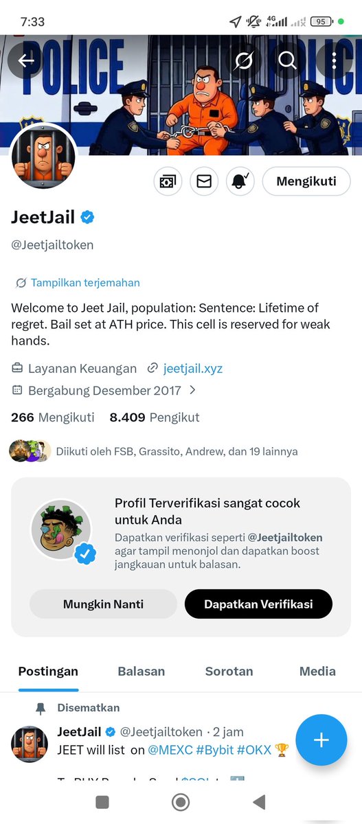 tebek153's tweet photo. @Jeetjailtoken Done  sir 

#jEET @Jeetjailtoken https://t.co/ZqwBUGOmYe