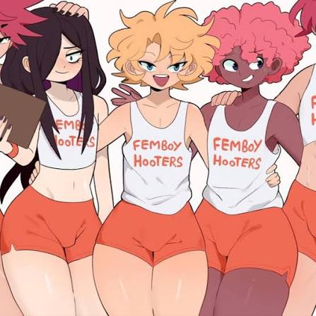 pipeshotgun's tweet photo. It's also ridiculous how people deny the pornographic nature of "femboy subculture" when the thing that popularized femboys in the first place was art like this https://t.co/8sDC5O00Mn