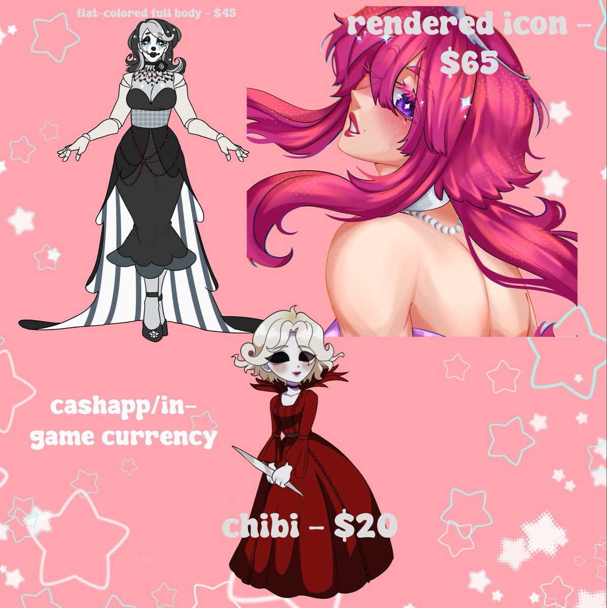 CLOWN_D0LL's tweet photo. MY C0MMS ARE OPEN!! 2 SLOTS ONLY
- payment upfront
- Ca$h App only
- I will keep you updated via discord dms
- references/poses are required
- IF I FIND OUT YOU TRAINED MY ART THROUGH AI, YOU WILL BE BANNED FROM MY SERVICES. THIS IS NON NEGOTIABLE. https://t.co/19aaaBecsm