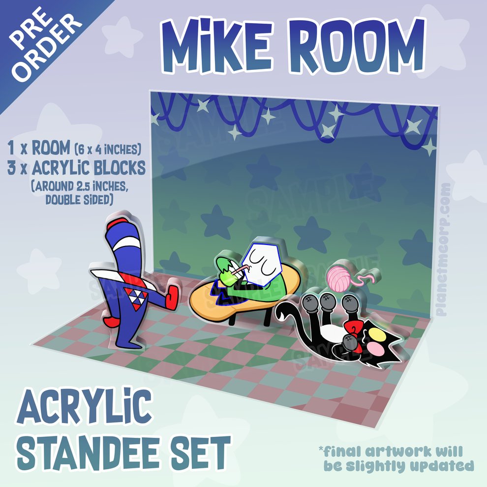 meorpin's tweet photo. The Mike Room standee is also up now! :D https://t.co/mVsiYx9iJD
