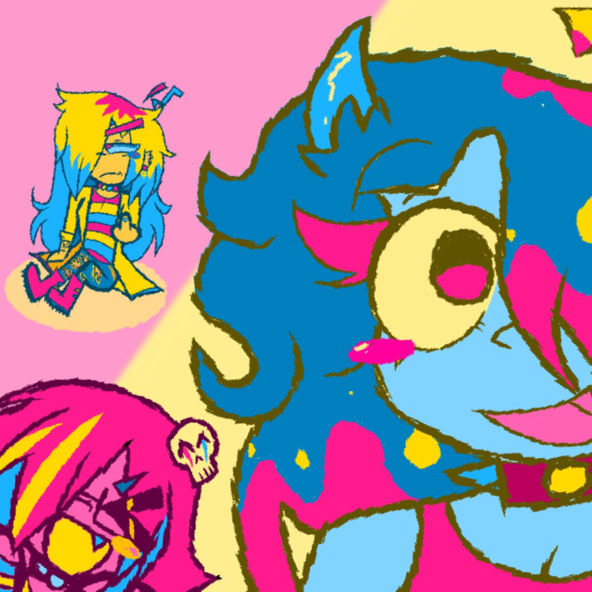 RinDemon0w0's tweet photo. HAPPY PRIDE MONTH ‼️💗🌺
BUT ALSO HAPPY PANSEXUAL DAY 4 ME AND THIS SILLYS ‼️✨💕
#sonas #skyverse #pansexual https://t.co/X8iq0odMG2