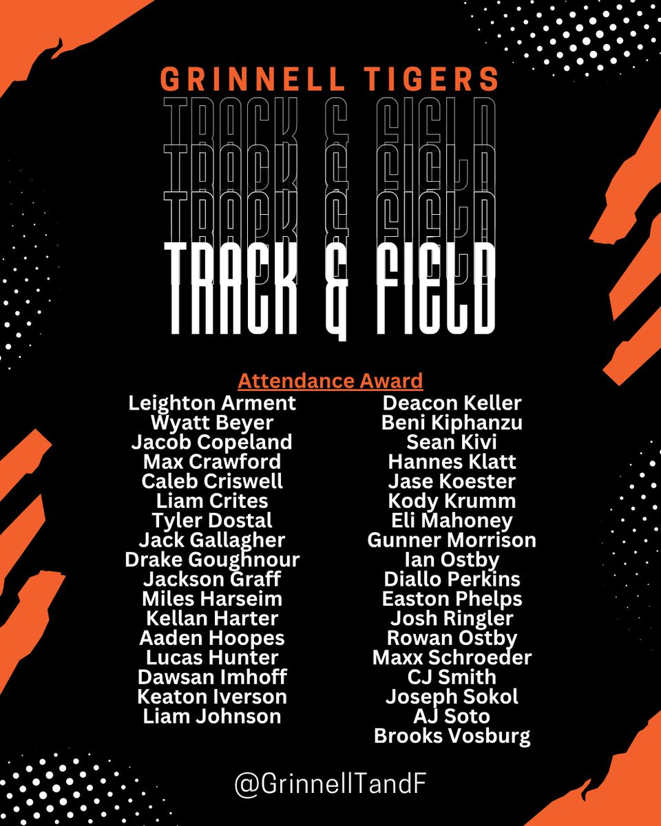 GrinnellTandF's tweet photo. Another season in the books and another season we will never forget! https://t.co/TrMKYSfTjS