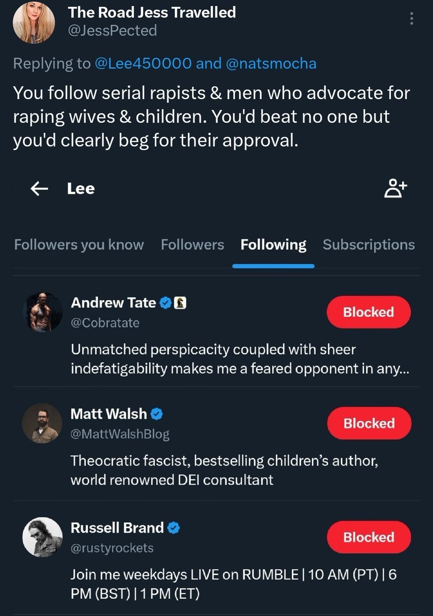 JessPected's tweet photo. So much for that super impressive tough guy violence if rapists ever told him they're rapists. The reality is, as is always the case, he'd high-five his rapist buddies' confessions &amp; slobber over them hoping for their approval. https://t.co/uF1tuH64tF