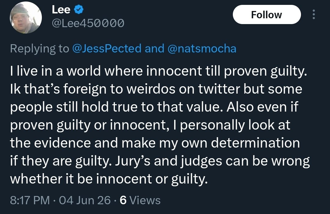 JessPected's tweet photo. So much for that super impressive tough guy violence if rapists ever told him they're rapists. The reality is, as is always the case, he'd high-five his rapist buddies' confessions &amp; slobber over them hoping for their approval. https://t.co/uF1tuH64tF