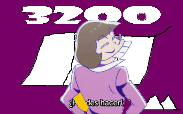 san_iyami's tweet photo. Shee,¡llegue a los 3200 posts!,¡muchas gracias por seguirme zansu! #IyamiSan #Iyami #Shee #OsomatsuSan https://t.co/dzAAKLg00z