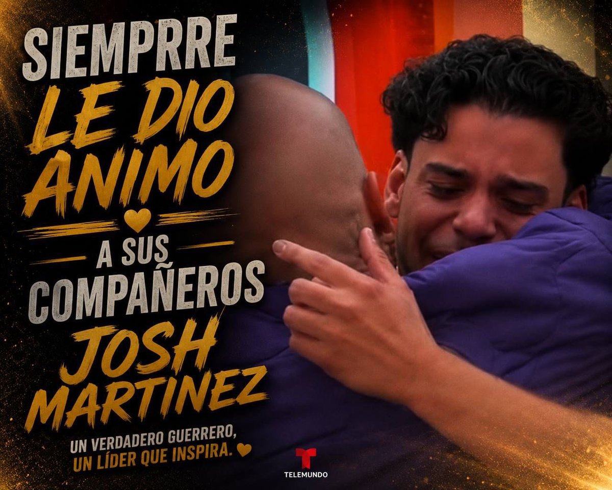 Grizlith's tweet photo. Cuando se hable de hermandad , solidaridad, amor y protección si nombre estará ahí @JoshMartinez444  un protagonista no puede faltar en la final . 
VOTA X JOSH 
#JoshHastaLaFinal 

 #BigBrotherUsa 

#TheChallenge

#LCDLF6 https://t.co/cSxsmPPwSU