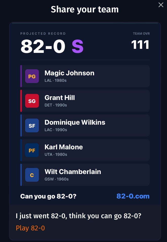SLB2Kay11's tweet photo. I finally hit on 82-0 🥹🥹🥹 https://t.co/SgY9vb3pi5