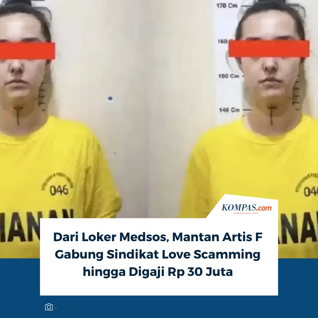 kompascom's tweet photo. Baca selengkapnya: https://t.co/gZmRfYdSIh
Polda Jawa Tengah mengungkap kasus penipuan daring internasional di Solo Raya yang melibatkan mantan artis F. Bagaimana awal mula keterlibatannya dalam kasus ini?
~MS #lovescamming #penipuanonline #fabiolaelizabeth https://t.co/JoplQo2GEk