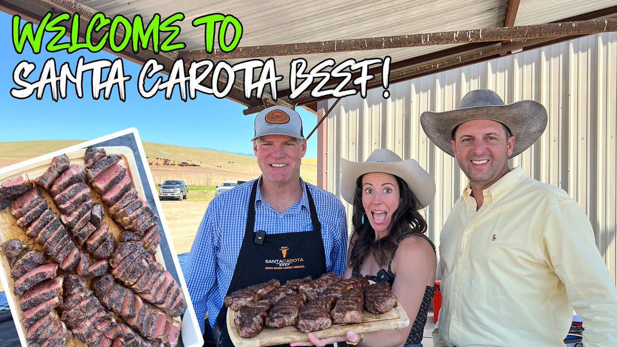 BeefMaps's tweet photo. 🔥 HERO OF THE DAY: Santa Carota Beef – Bakersfield, CA

Mike and Justin Pettit. Father and son. Ranching beside the world's biggest carrot farms, they asked: what if we finish on carrots?

🌾 Grass-raised, carrot-finished
❌ No hormones. No BS.

SAVE BEEF 🇺🇸 https://t.co/yIIxLTa3Ji