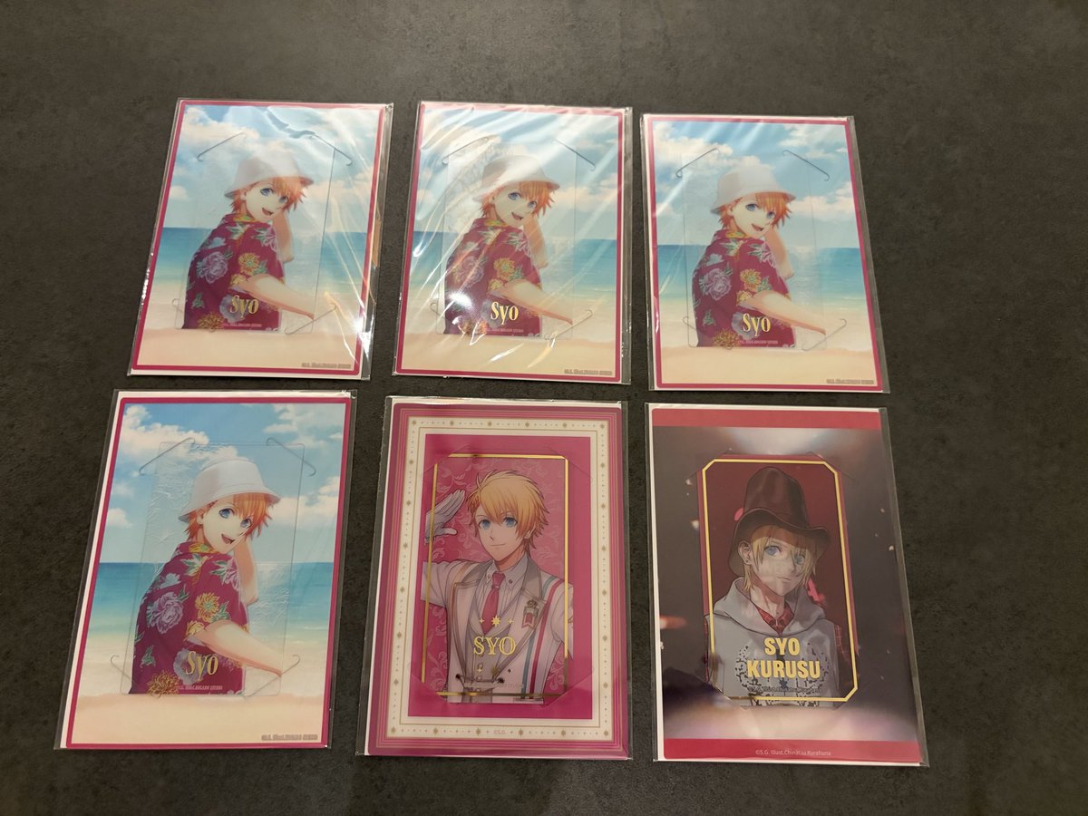 S2usako__'s tweet photo. 【譲渡】うたプリ　ビジュカ　ビジュアルカードコレクション

譲＊翔

求＊纏めての場合送料込み1200円
バラの場合画像金額記載以外のものは200円

異種交換よければ、カルライキャラバンソロビジュカ誰でも大丈夫です

郵送での対応 https://t.co/ZA8DQ4eXHH