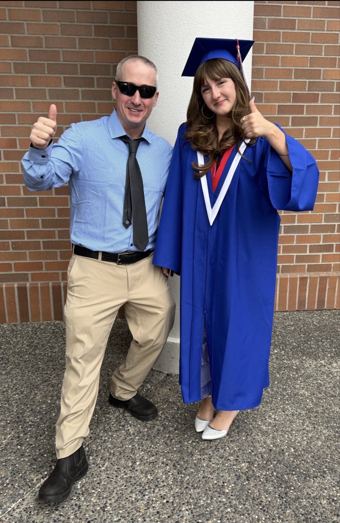 john_elving's tweet photo. My oldest daughter Natalie is graduating from high school today. It’s hard to believe.

I still remember when she was first born. She was so tiny, lying in an incubator, barely a foot long. I remember putting my finger in her little hand and she grabbed it with her whole hand.

Now she’s all grown up and graduating. The years really do go by fast. I’m a very proud dad today.

My website https://t.co/FU6bmxvZso