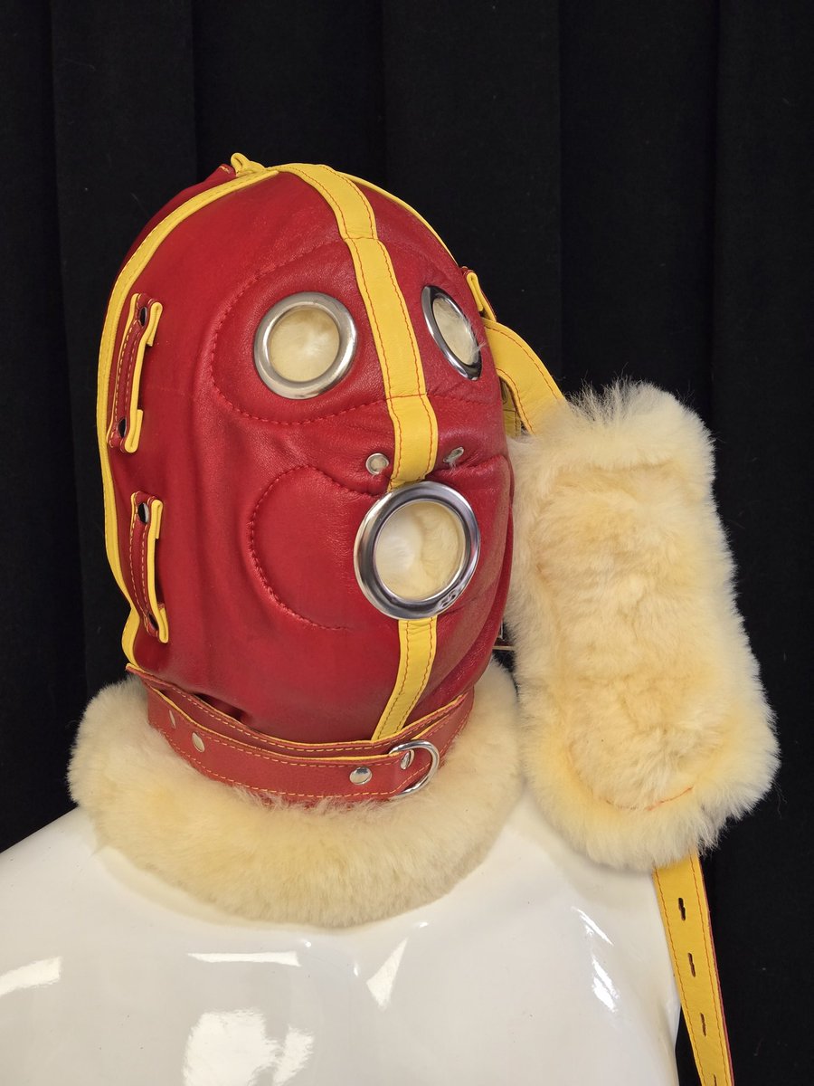 Barmalej_bond's tweet photo. Sheepskin bondage hood with lockable attachments.
#bondage #furfetish #selfBondage #deprivation #bdsm #furBondage
https://t.co/DN9ilPvjhG https://t.co/mlcutDQLVH