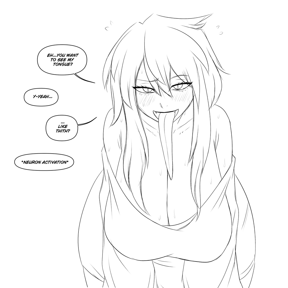 TrueLordPotato's tweet photo. Snake gf sketch https://t.co/EwihbYL6A9